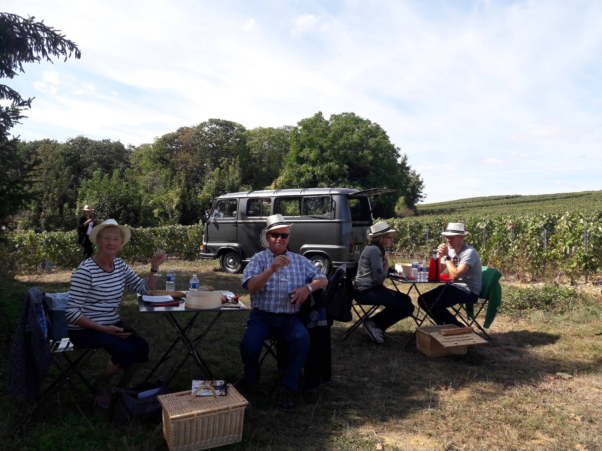 Pique-nique dans les vignes