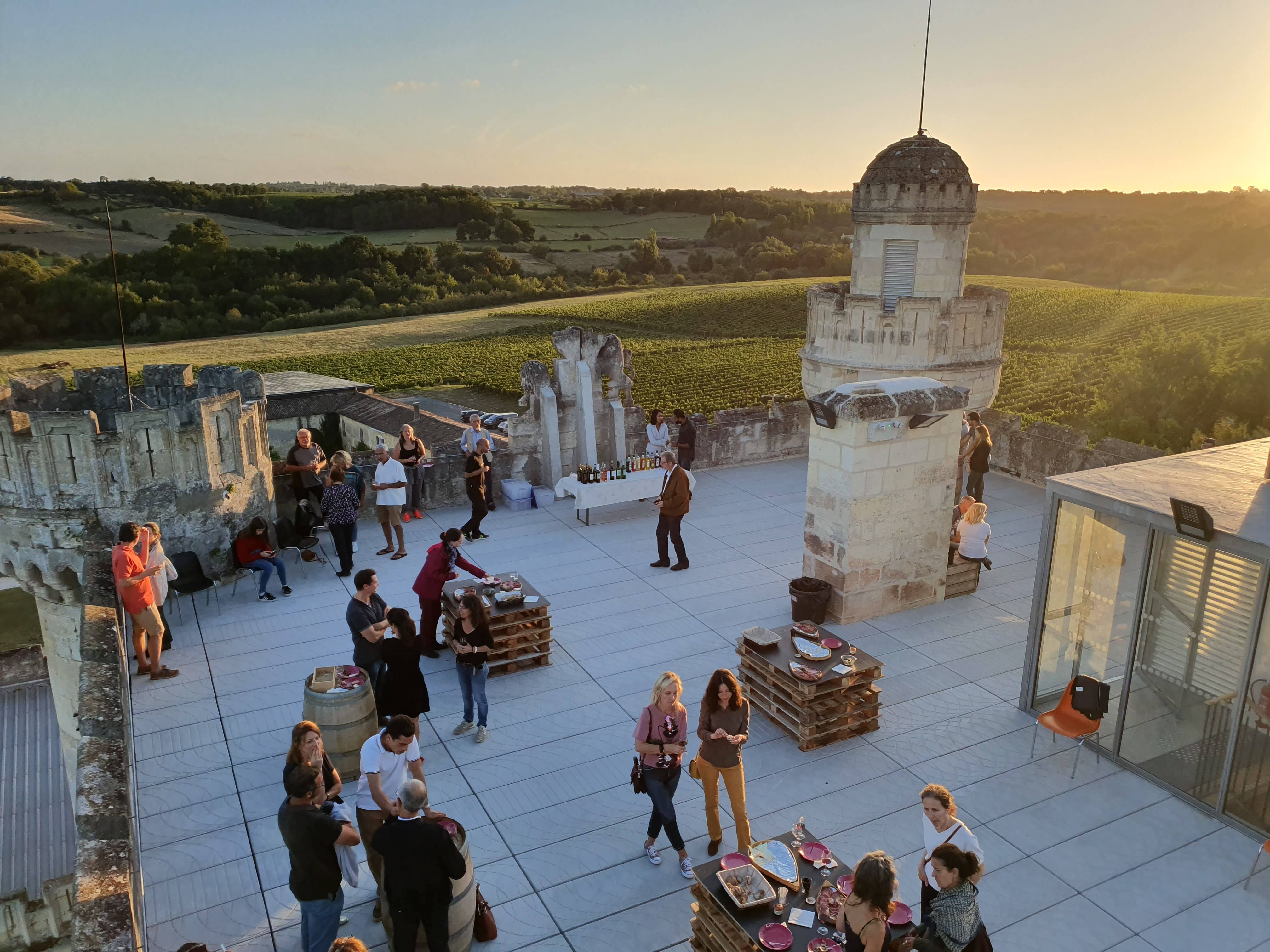  - Visit and tasting on a 14th century castle rooftop