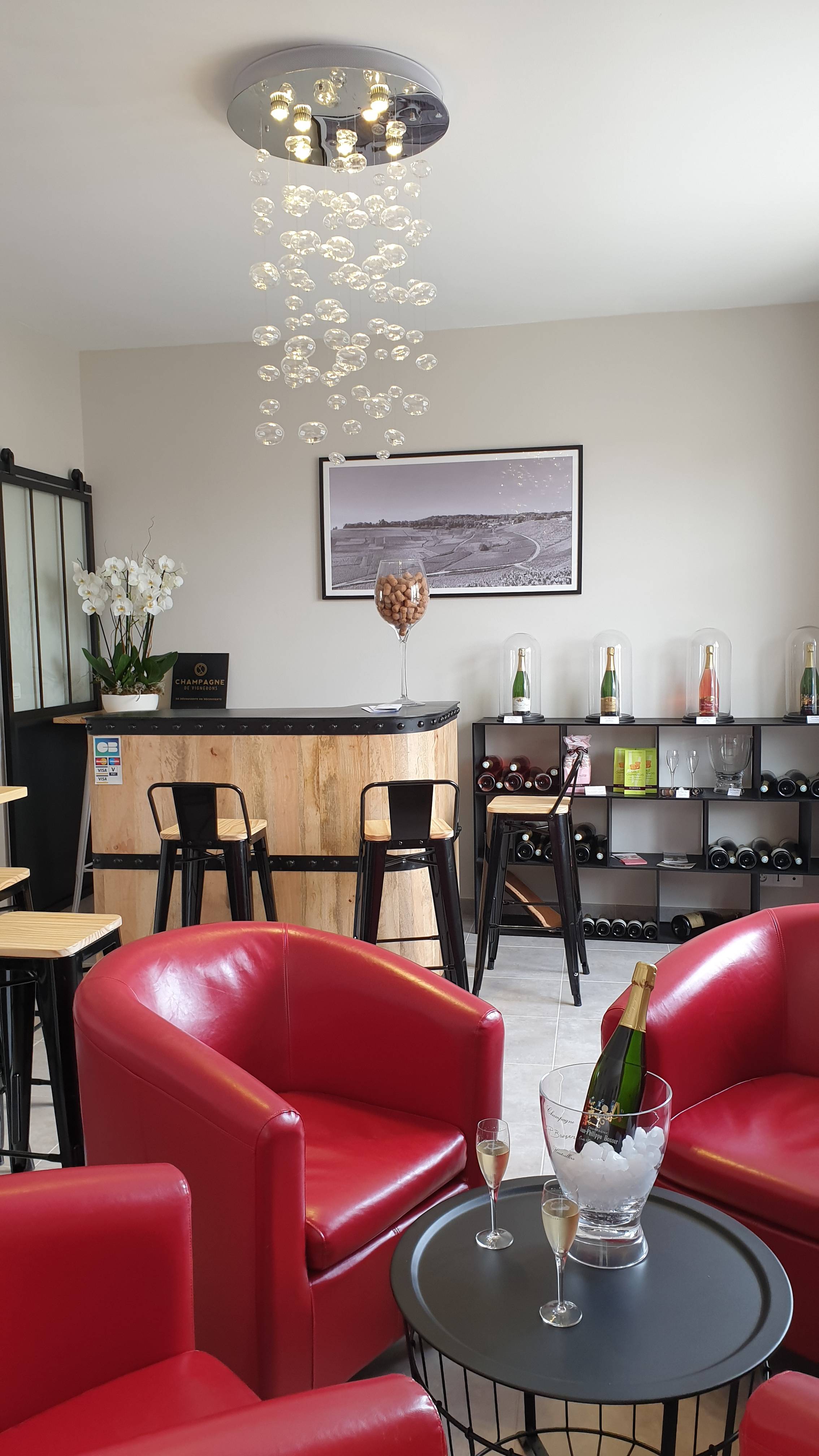  - Commented tasting of 3 champagnes