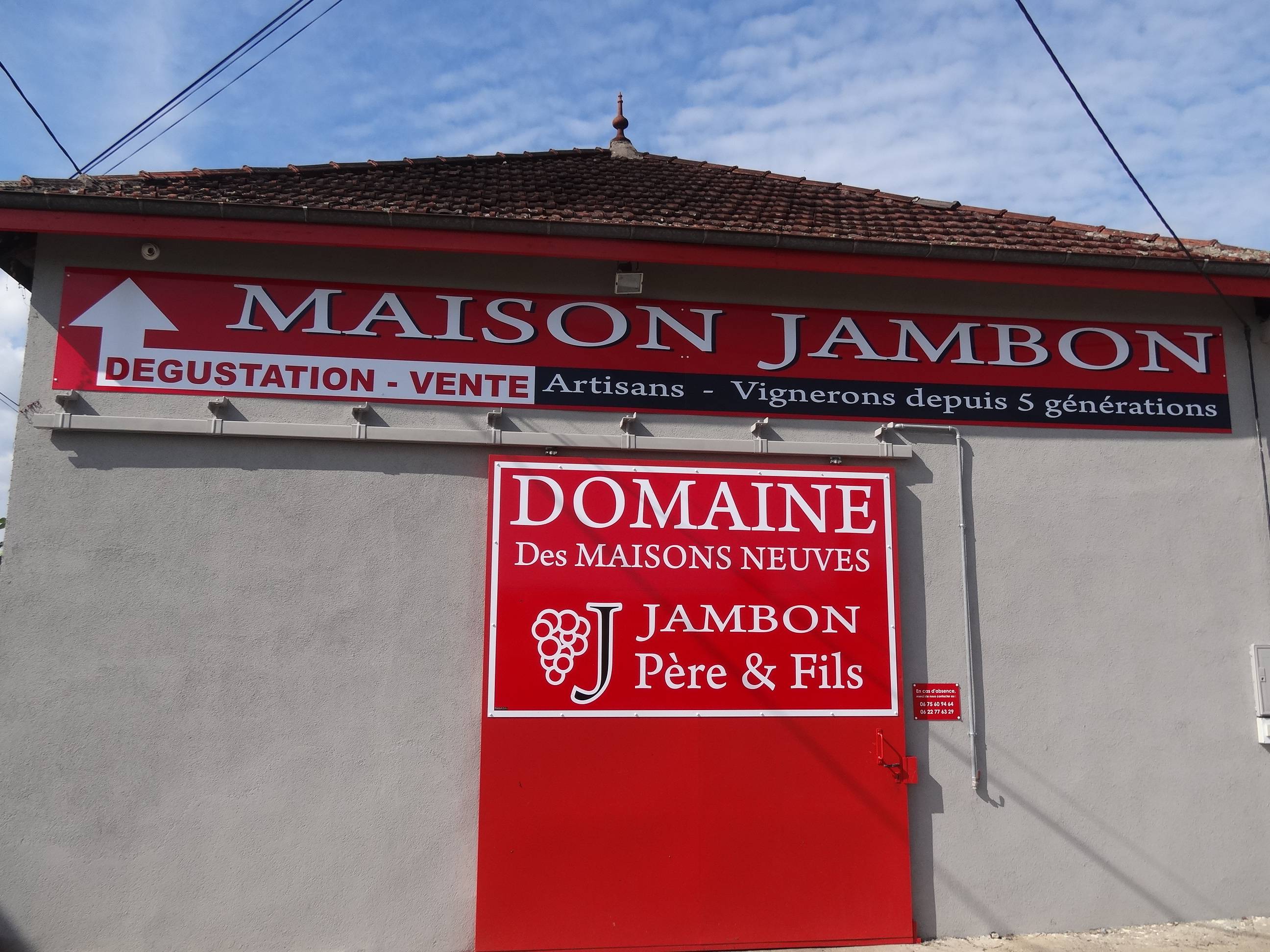  - Visit and tasting of 6 wines