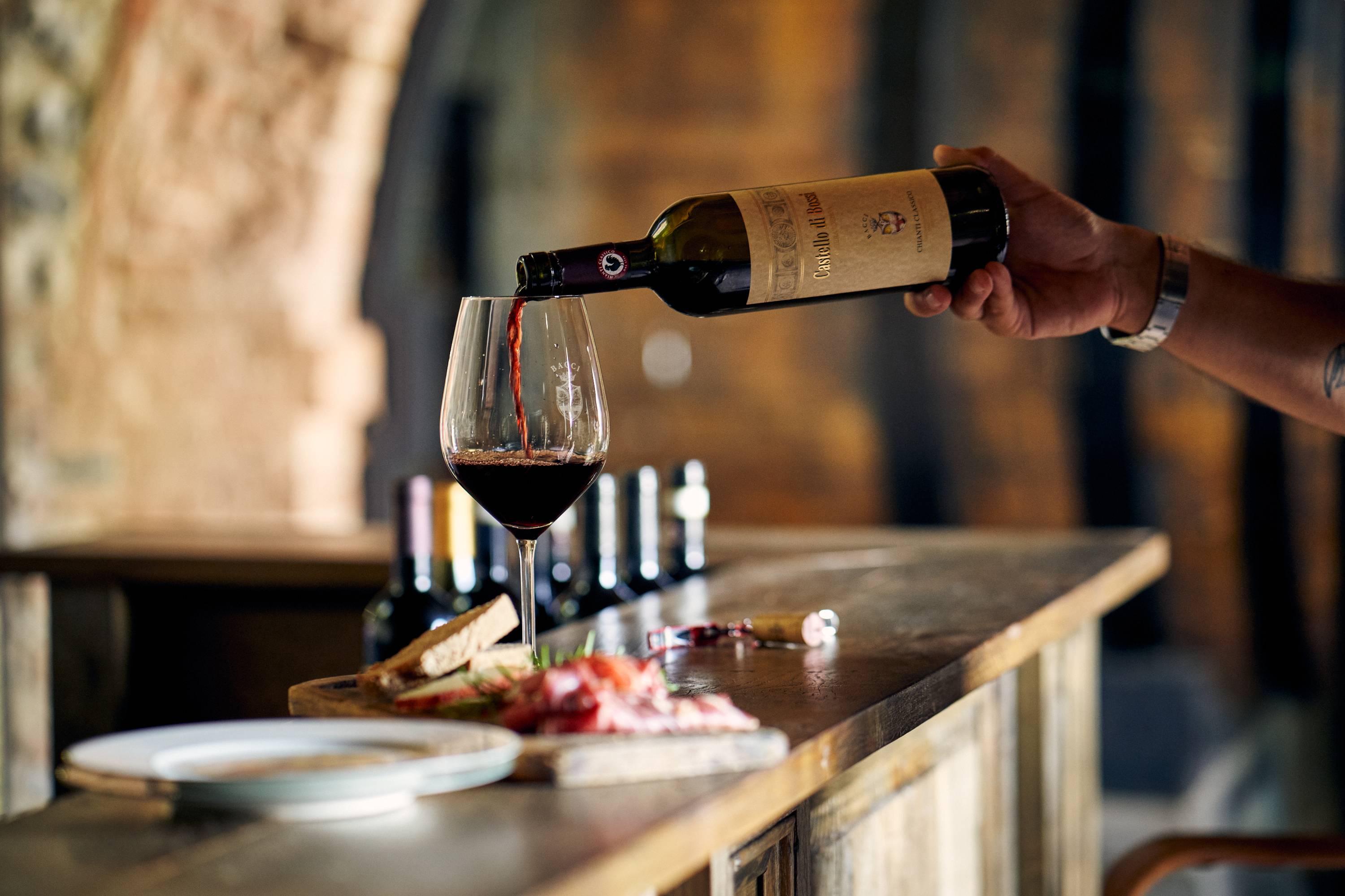  - Chianti tasting at Castello di Bossi