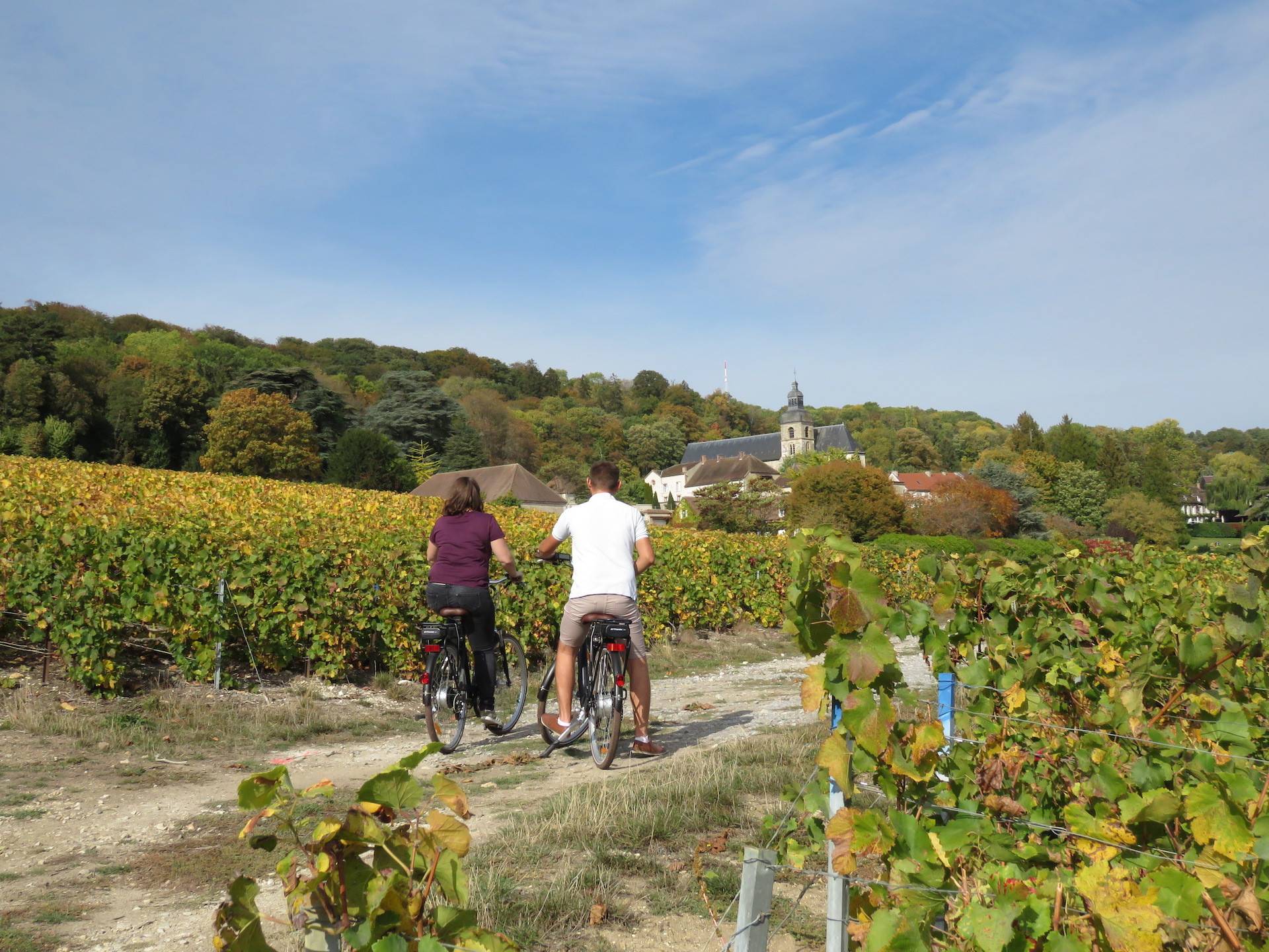 Balade en vélo électrique en Champagne