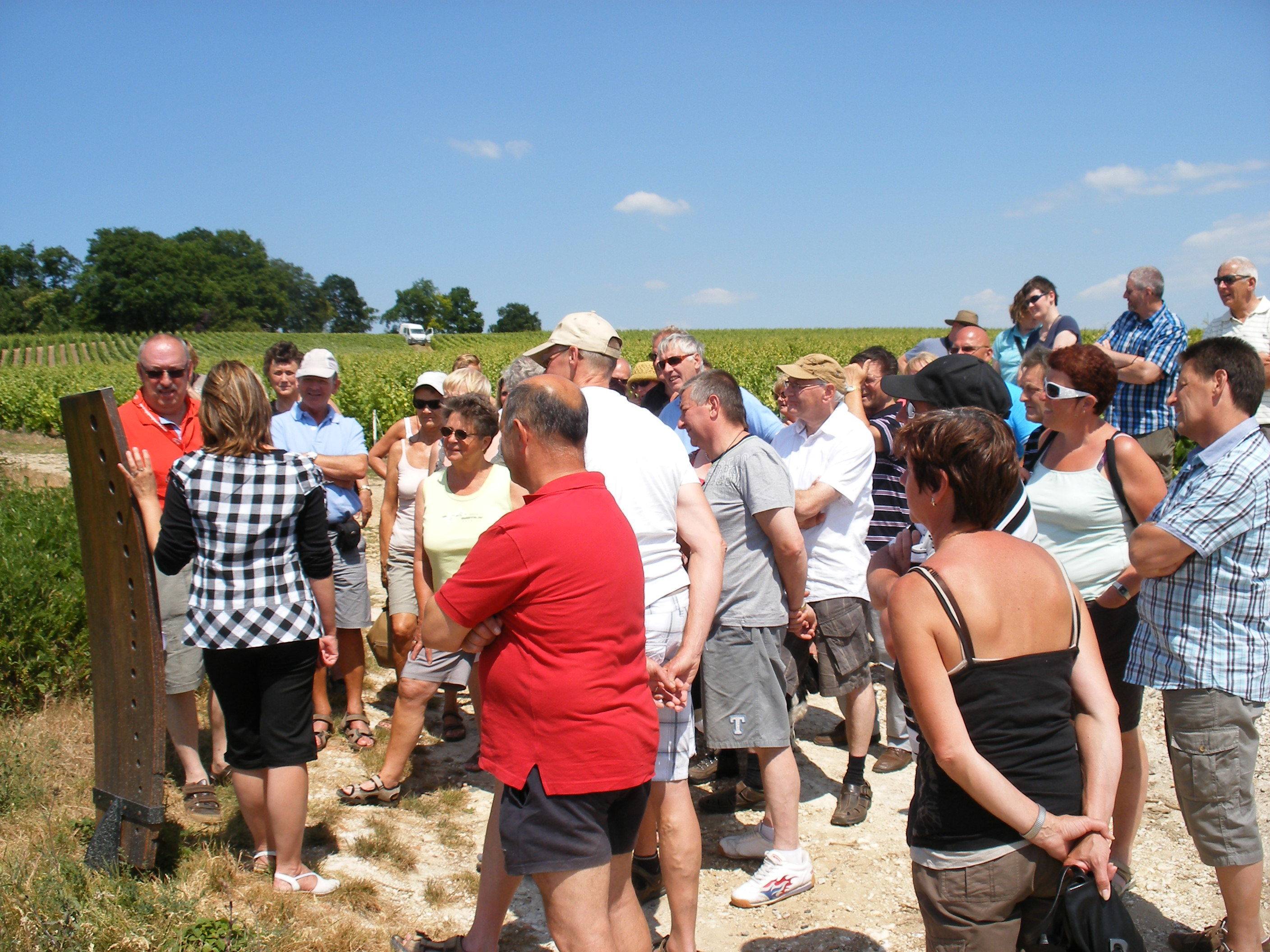 La visite du sentier du Vigneron
