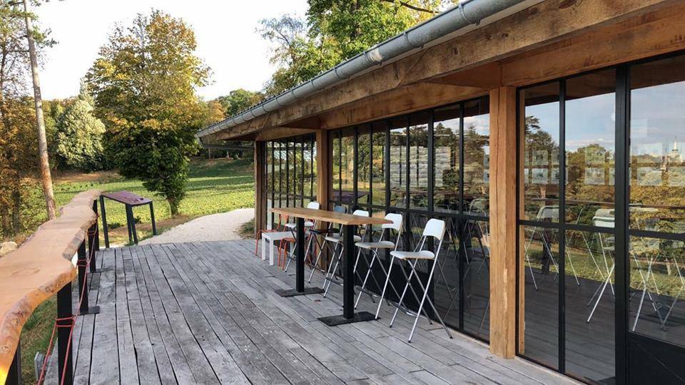 Dégustation de 3 cuvées sur notre Terrasse des Abbayes