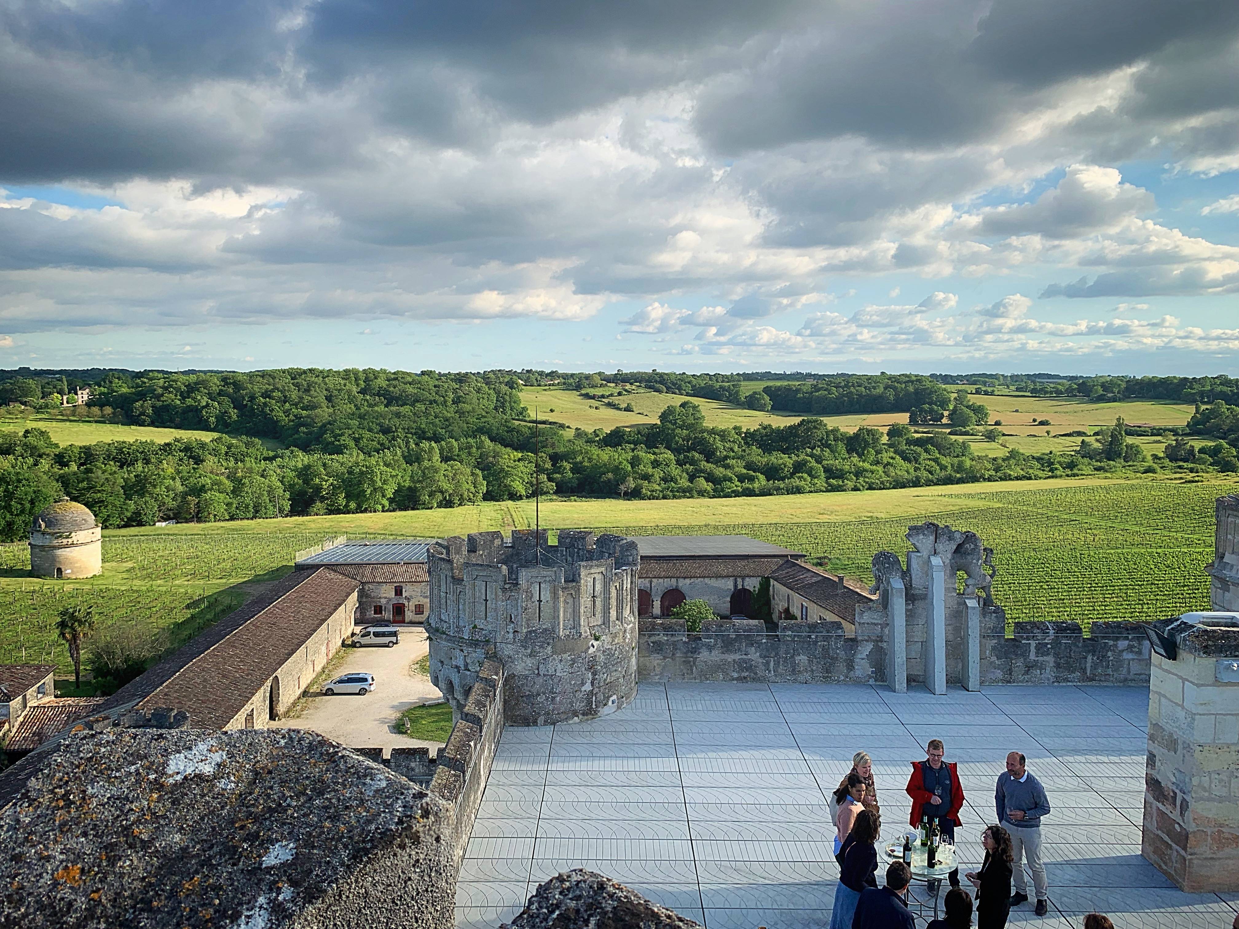  - Visit and tasting on a 14th century castle rooftop